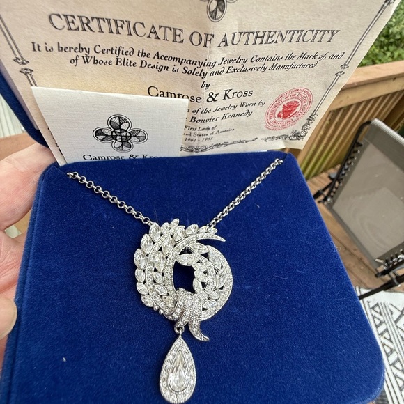 Camrose & Kross JBK “Aunt Esther’s Pave Necklace” • Box & COA - Picture 6 of 6